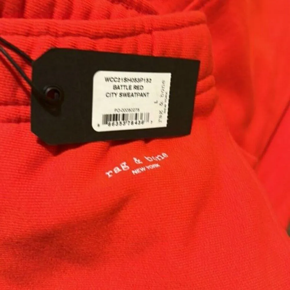 rag & bone red sweatpants L - Image 5