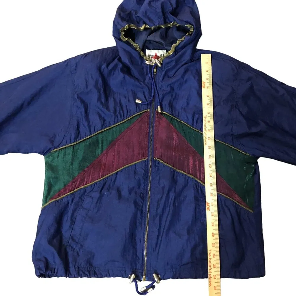 Vintage Active Frontier Jacket Womens Petite L Used Hooded Short Size undefined - Image 16