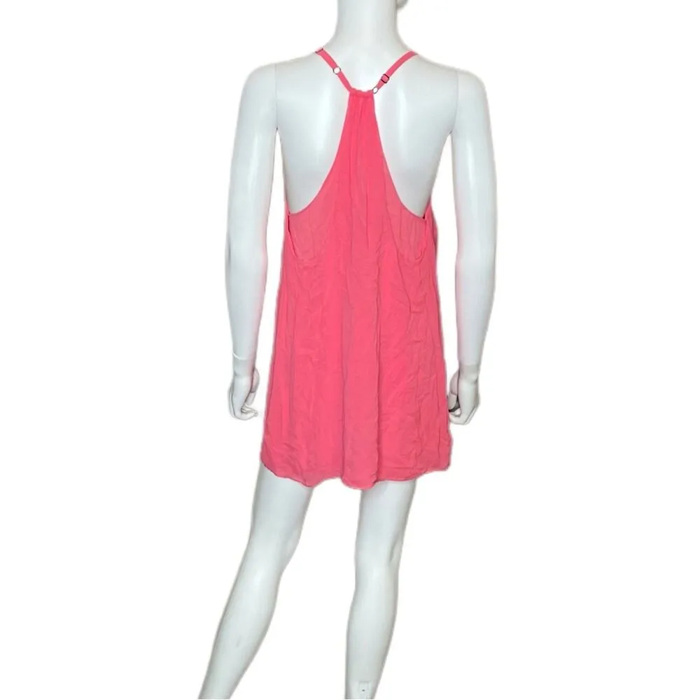 Alice + Olivia Women’s Peggy Silk Mini Dress Pink Sz S - Image 5