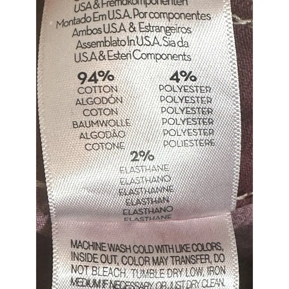 MOTHER Denim The Tripper Ankle Fray Jeans in Play Date Burgundy size 26 NWT Red - Image 11