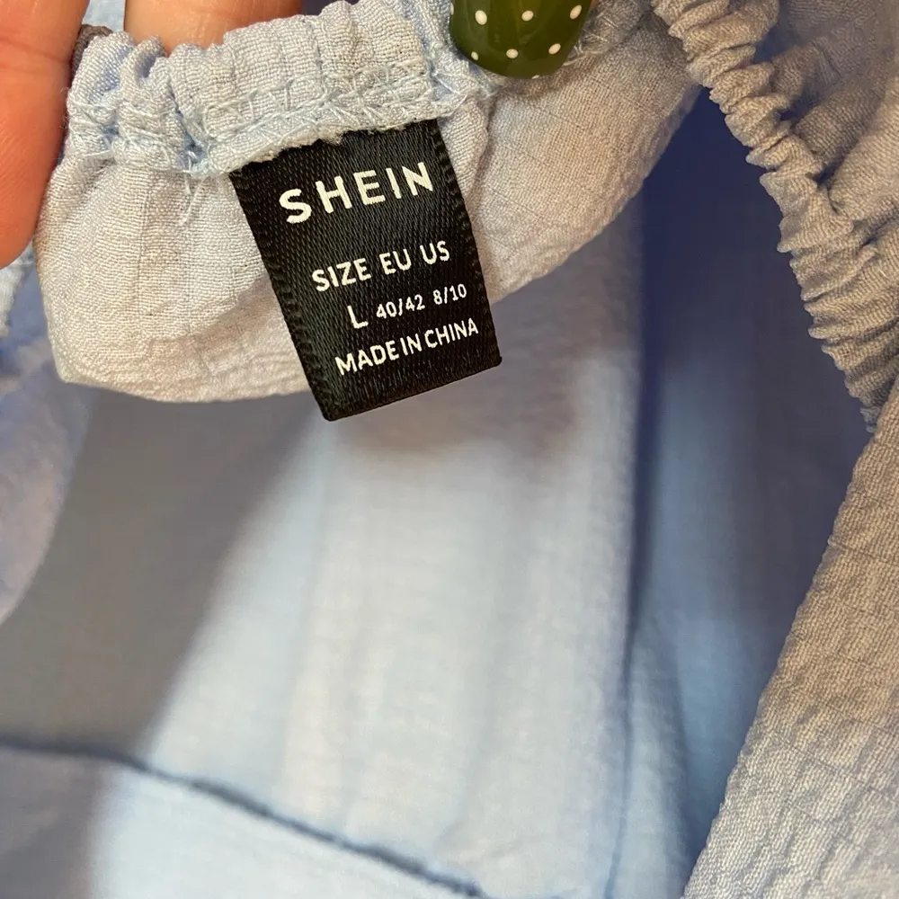 Light Blue Mini Sundress Large - Image 4