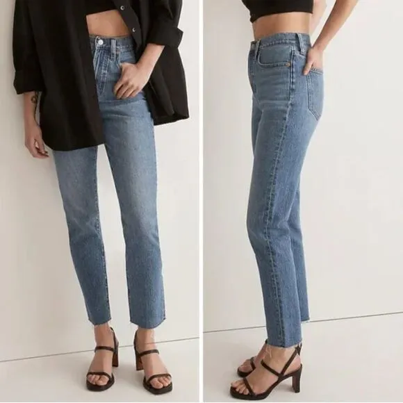 Madewell‎ The Perfect Vintage Jean in Earlside Wash: Raw-Hem Edition, 31 - Image 3
