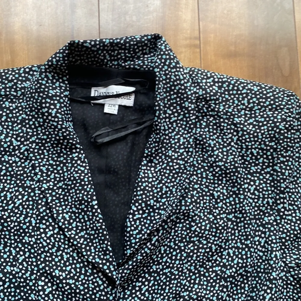 Danny & Nicole floral‎ button front blouse size 22W new workwear feminine career - Image 5