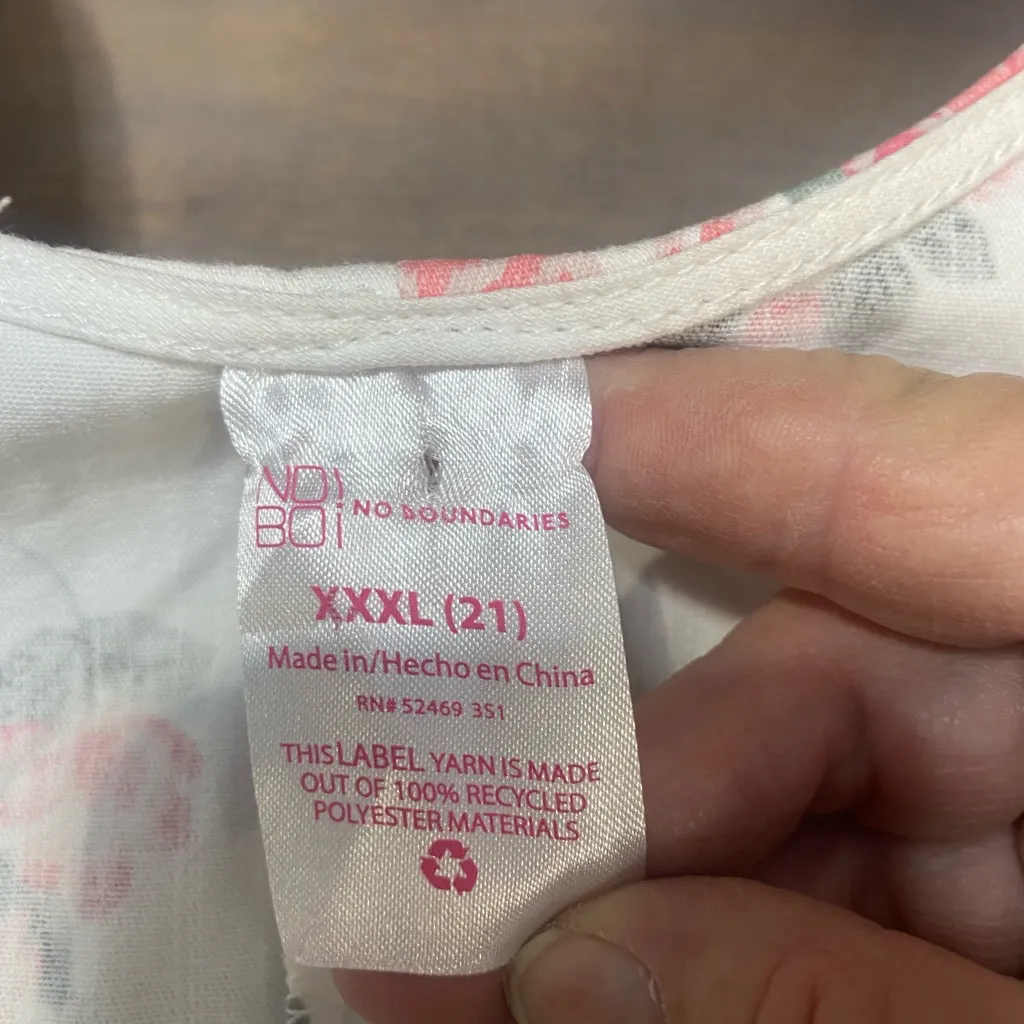 NOBO full zip pink floral sleeveless mini dress, size‎ XXXL (21) Size undefined - Image 6