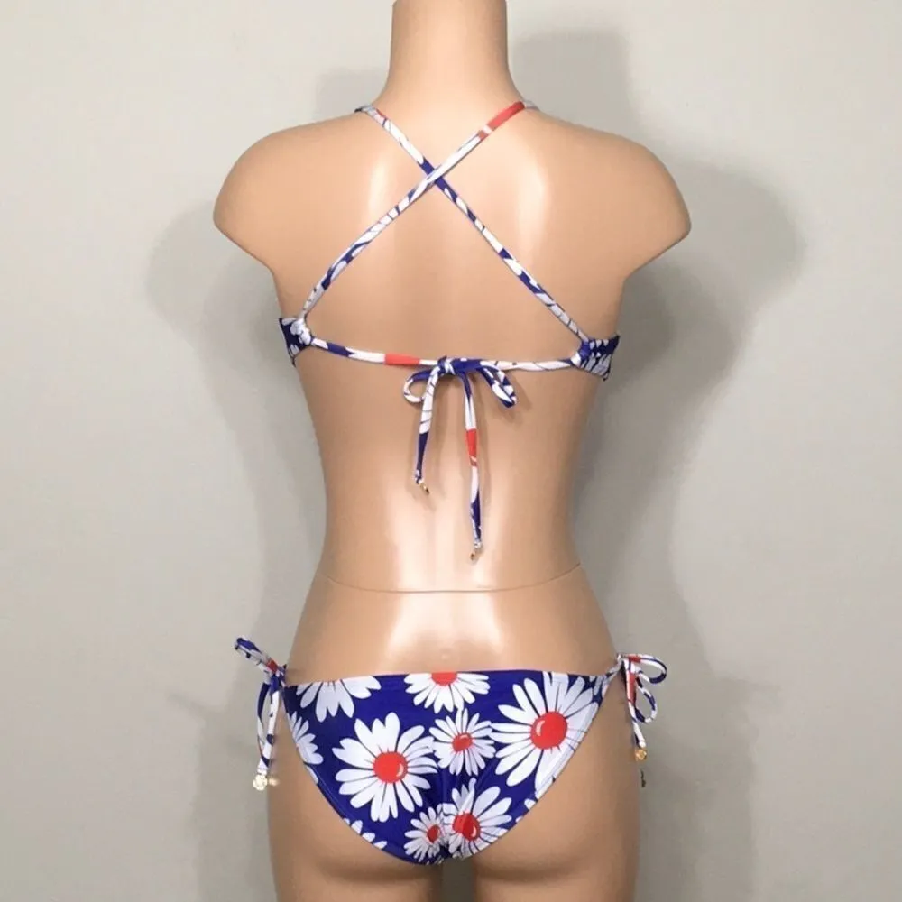 New. WILDFOX Patriotic Daisy monokini. NWOT - Image 3