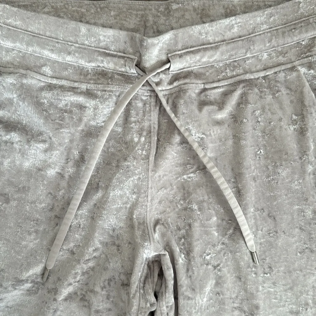 Lululemon Athletica Gray Velvet Pants Athletic Ready to Crush Chrome Joggers - Image 4