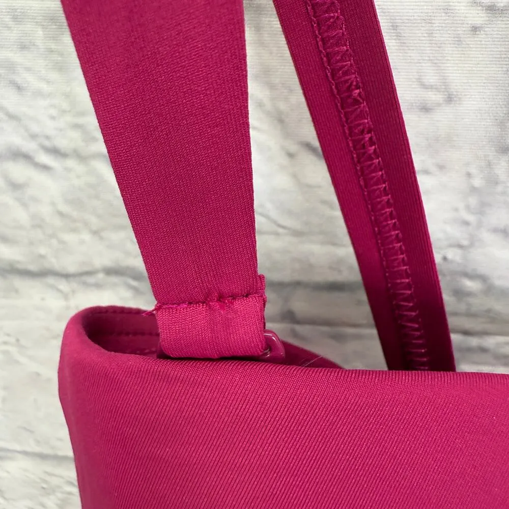 Coco Reef Womens Contours Clarity Bra Sized 14/38C Bandeau Tankini Top Fuschia - Image 6