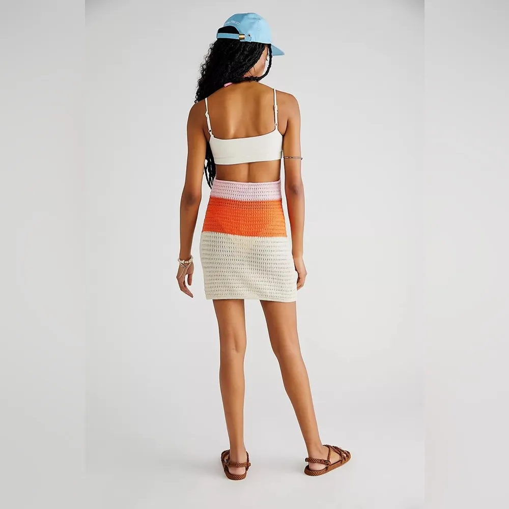 Free‎ People Last Sunset Hour Crochet Mini Dress - Image 4