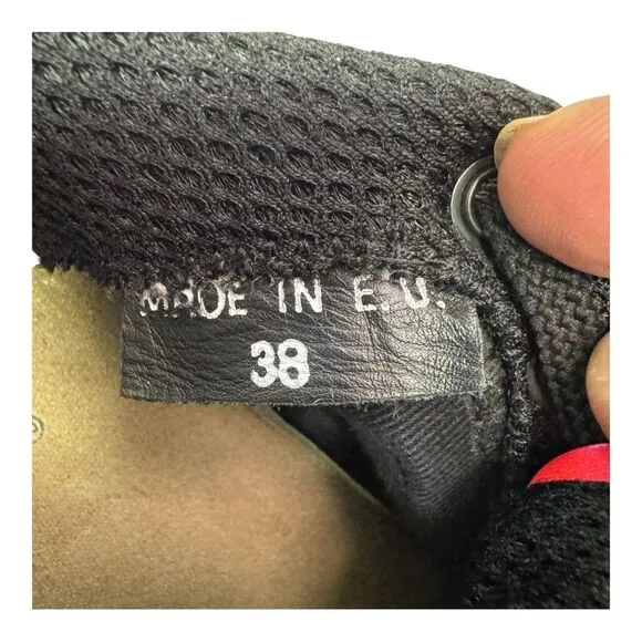 RUCOLINE Womens Pink Black R Sequins Platform Chunky Sneakers Shoes Size Unknown - Image 6