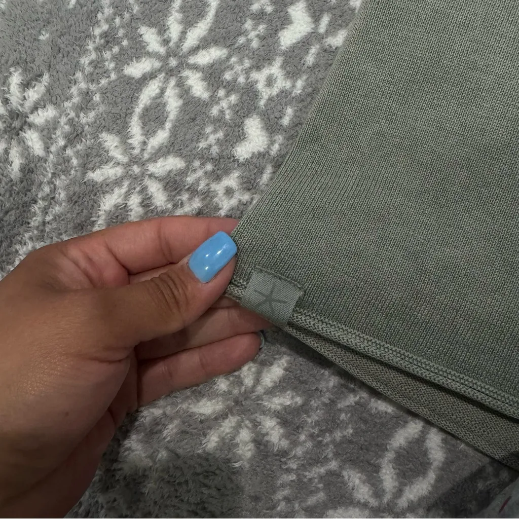 Barefoot Dreams Sunbleached Lounge Shorts‎ Faded In Clover Size 1X - Image 6