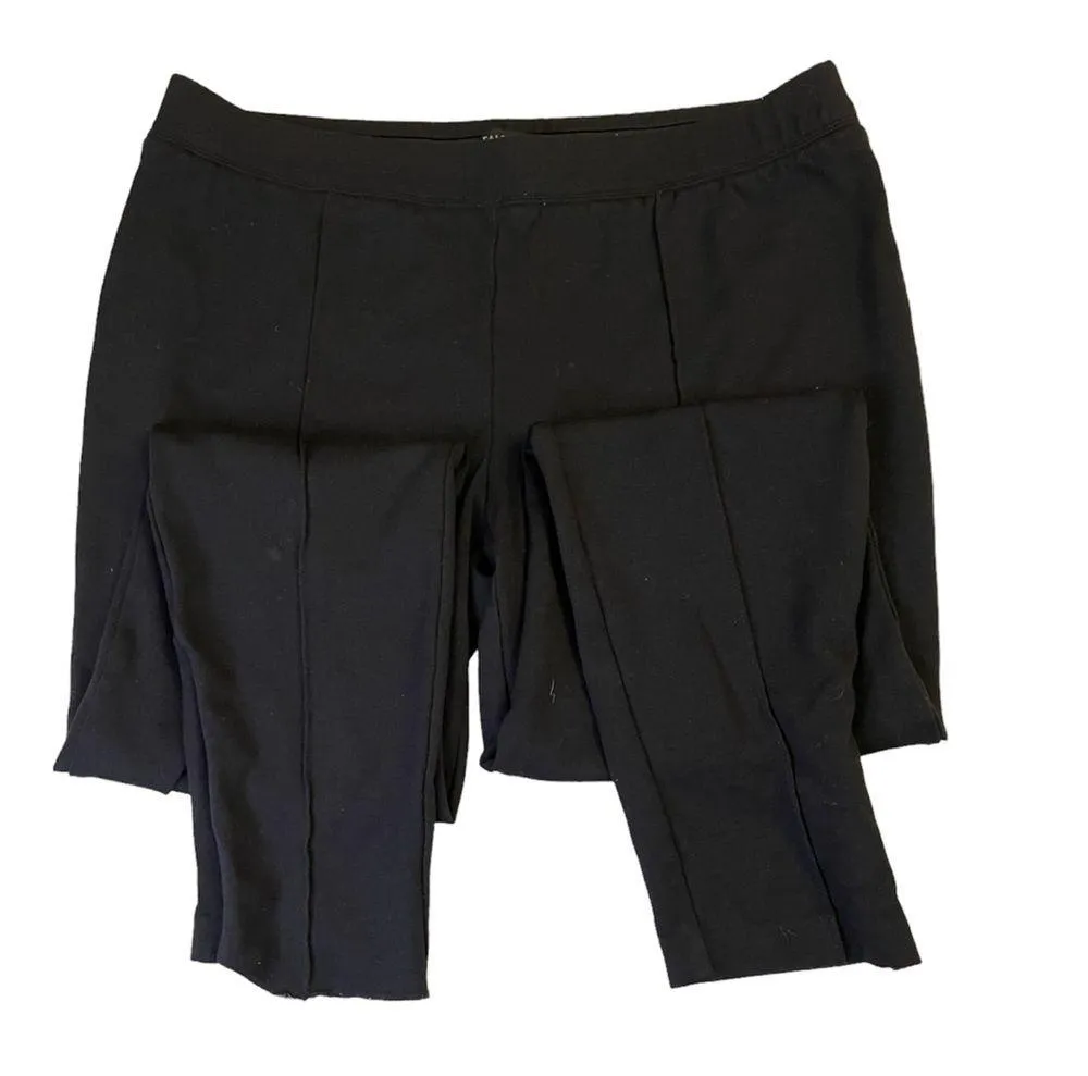 Talbots Stretch Knit Elasticized Waist Stitched Crease Pant - Image 2