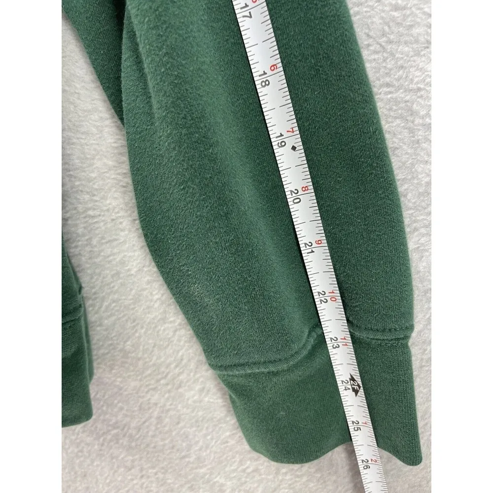 The North Face Adults Hoodie Green Sweater Size Medium Long Sleeve Graphic Print - Image 6