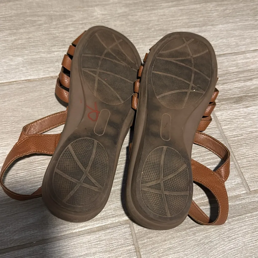 Baretraps  Brown Beckham‎ Slingback Sandals Size 10W - Image 9