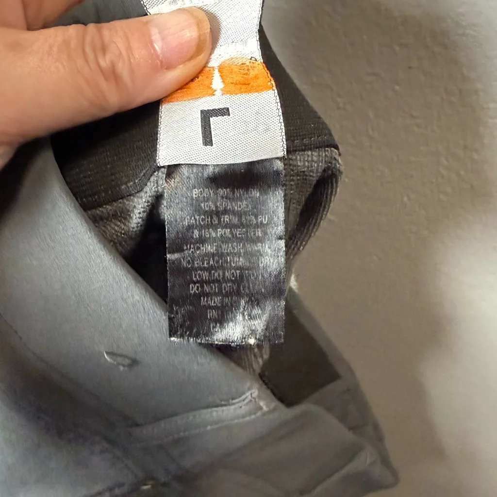 Kerrits Women's Power Stretch Knee Patch Riding Pants Gray Size‎ Large - Image 5