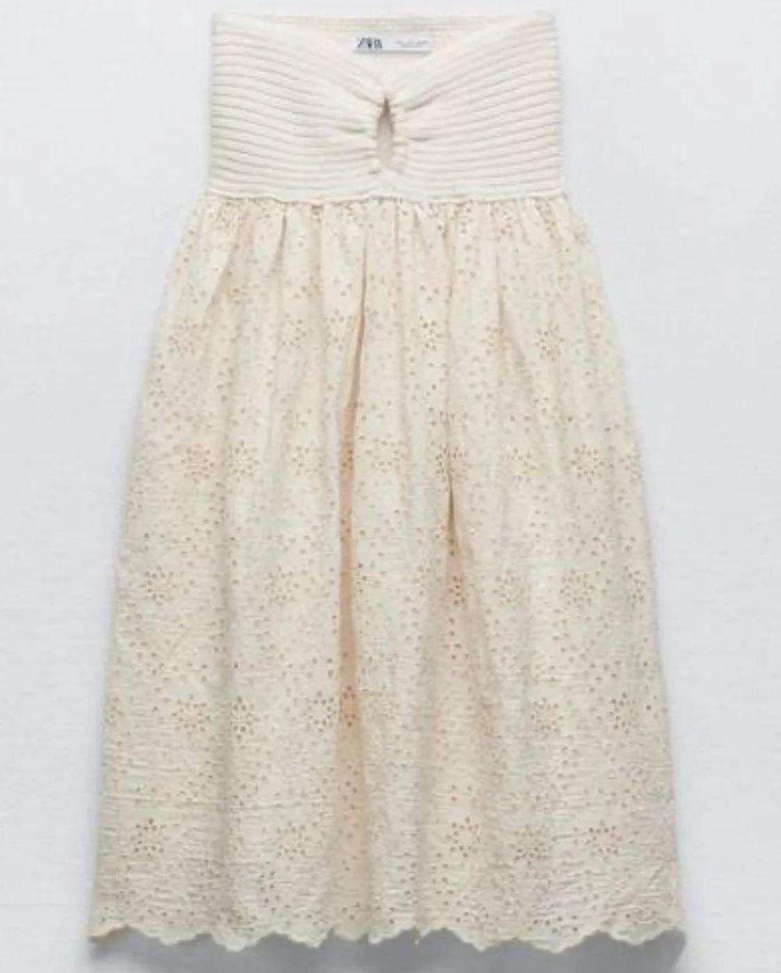 NWOT White Strapless Dress - Image 5