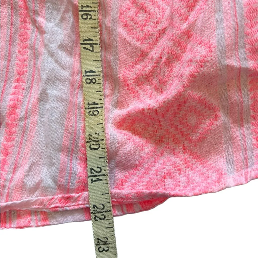 Velvet by Graham & Spencer Hadden pink Embroidered Off Shoulder Top size medium - Image 8