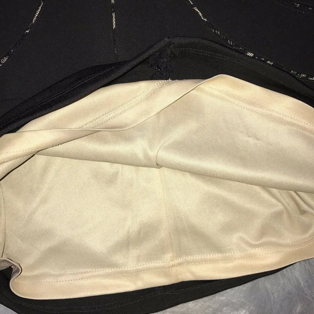 Dress Forum Womens Dress Black Size Medium 3/4 Sleeve Lace Shift New - Image 5