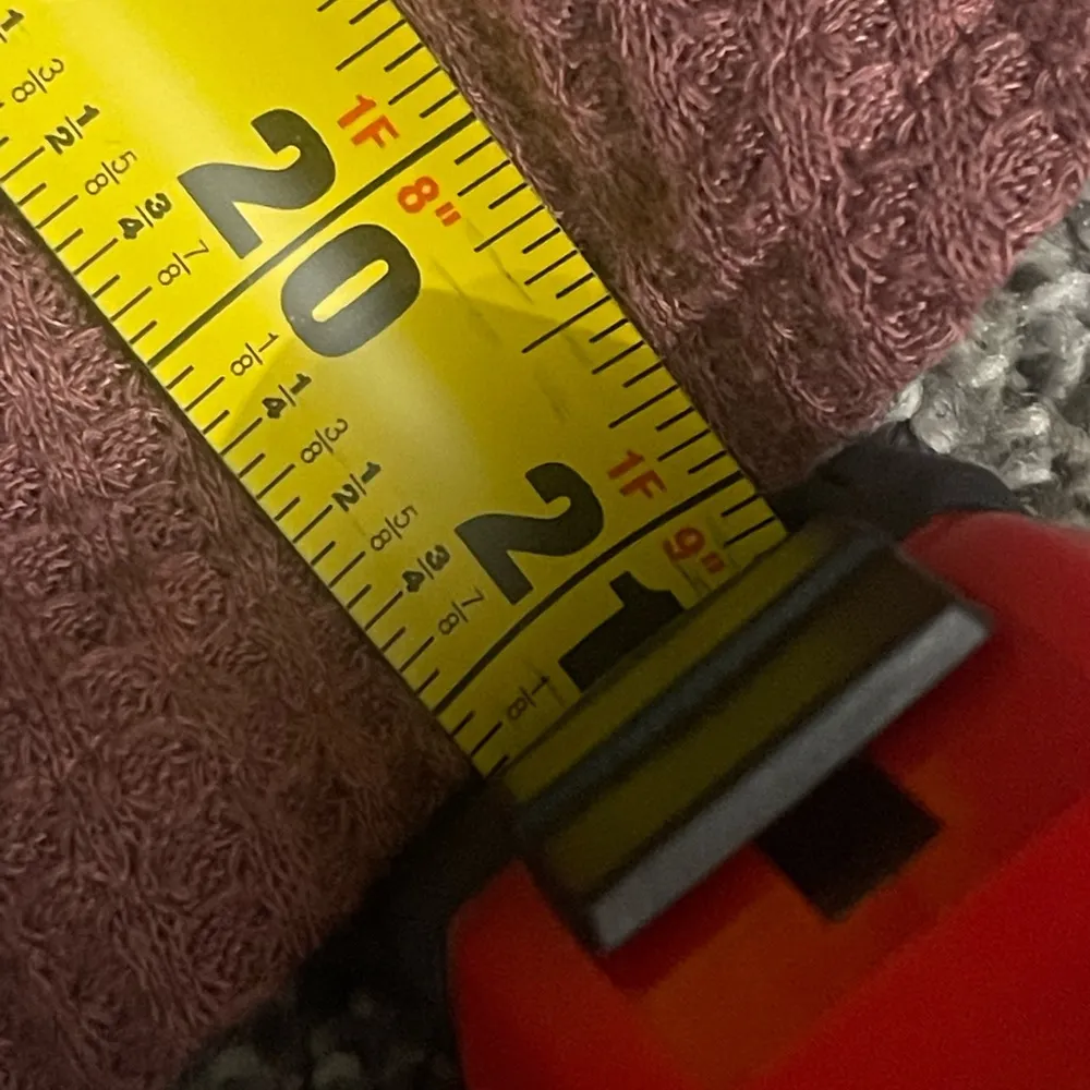 dusty pink LUNE Ribbed Ruffle Hem lace v neck long sleeve shirt - Image 5