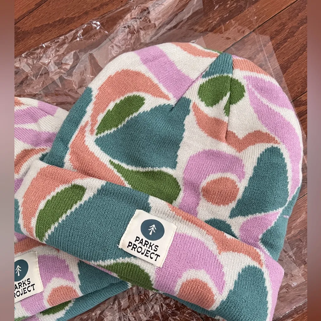 Free People x Parks Project Zion Narrows Intarsia Beanie - Image 4