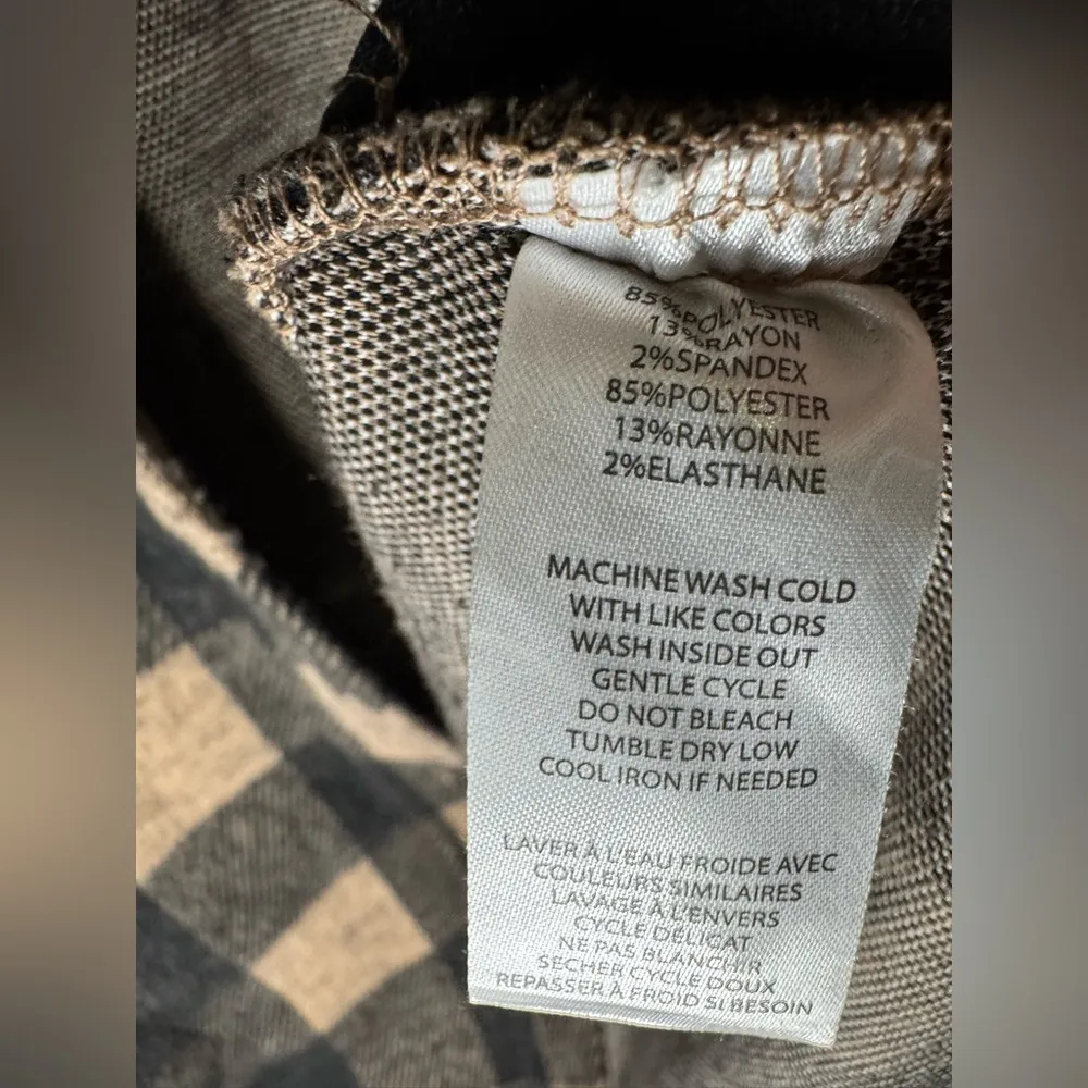 Beachlunchlounge Black and Tan Tyler Flannel Tunic Shirt - Image 7