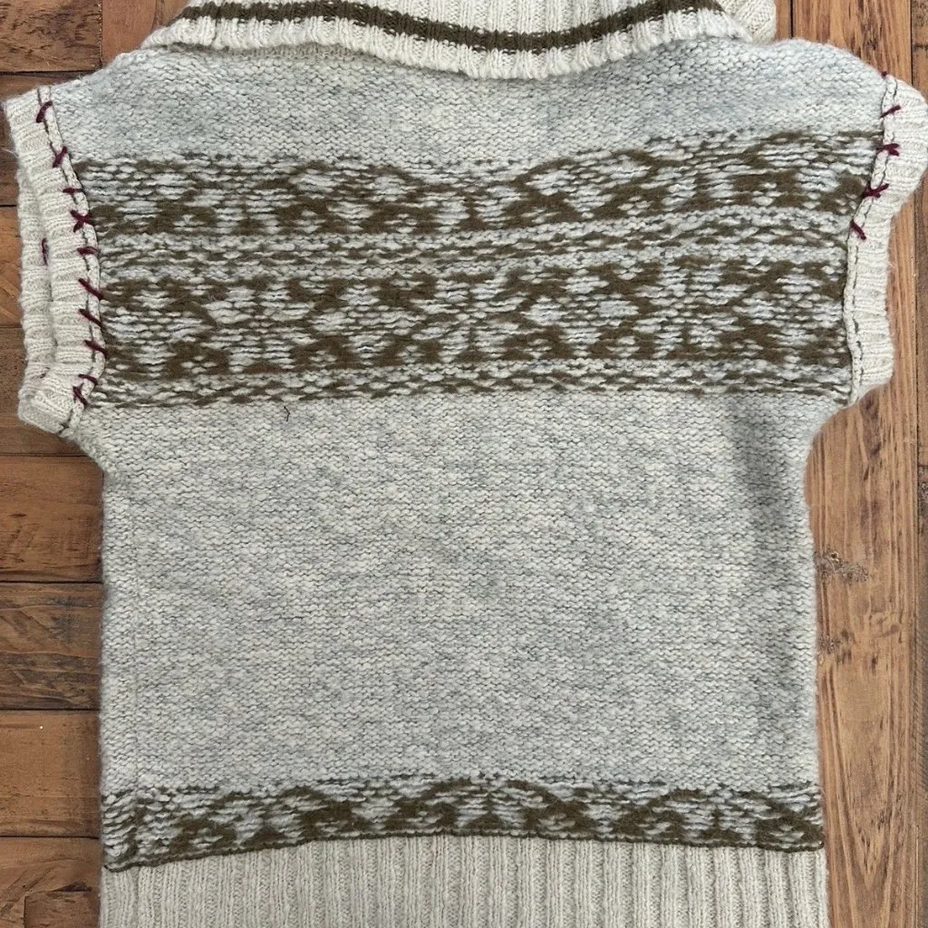 Women's Free People Wool Blend Pull Over, Sz: Medium #12 - Image 3
