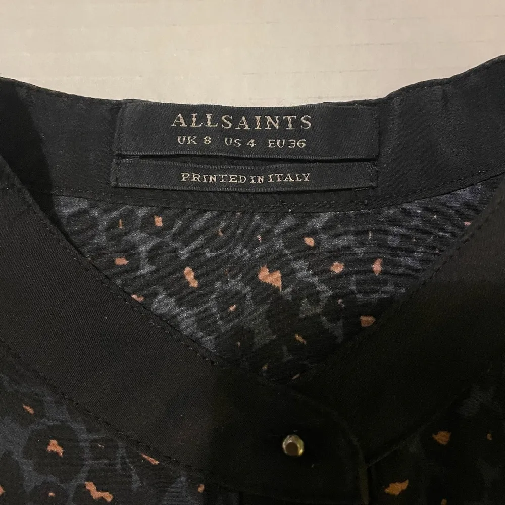 ALLSAINTS Luna Virgo Animal Print Floral Silk Mini Dress - Image 7