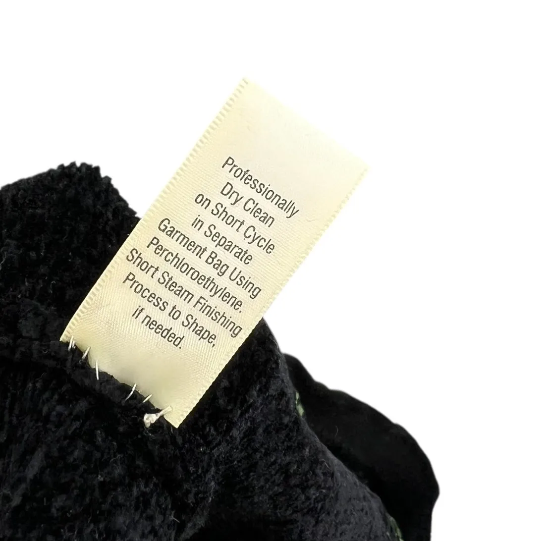 Calannie Chester Vermont Vintage Cardigan Sweater Tulip Floral Print Black Large - Image 13