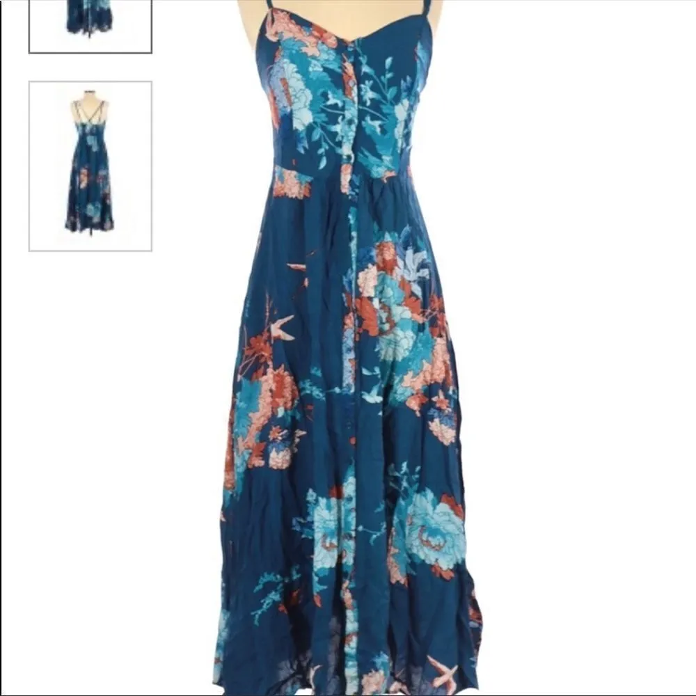 Jaase ✨Boho Floral Midi Button Down Dress✨ - Image 3