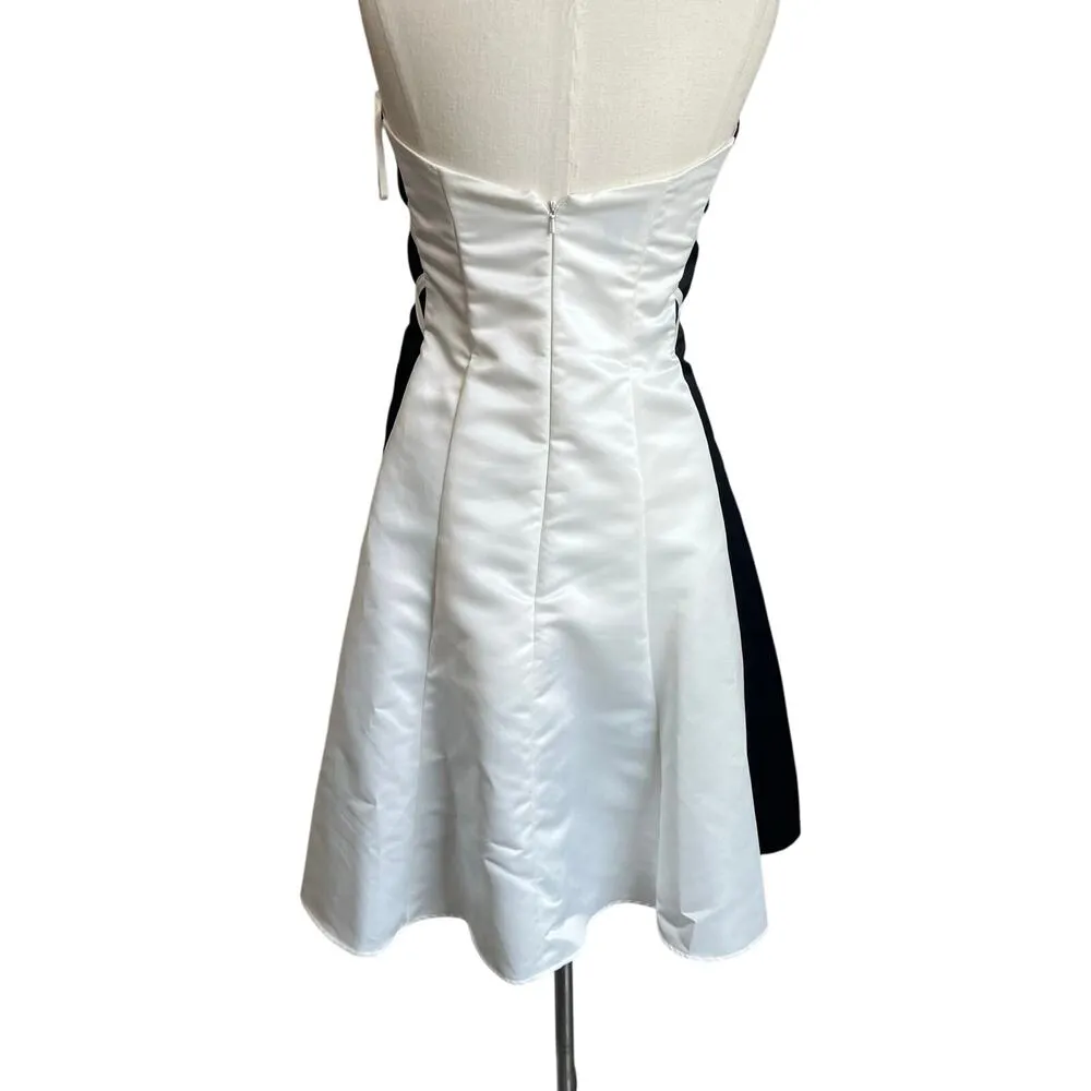 Vintage 80s Jessica Mcclintock For Gunne Sax Glam Grunge Prom Dress Size 9/10 - Image 3