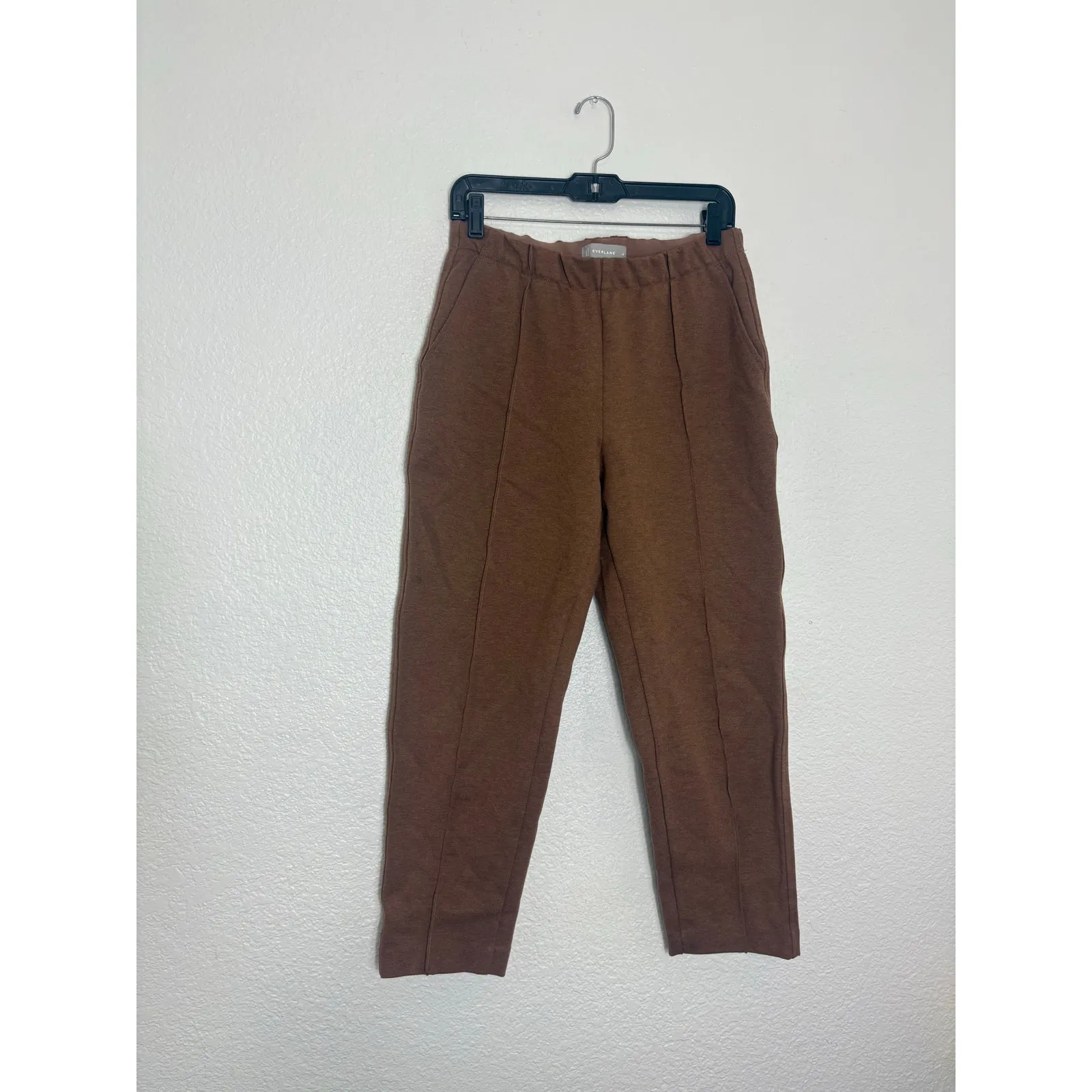 Everlane The Dream Pant Size Medium Brown Pullon Preppy Quiet Luxury - Image 4
