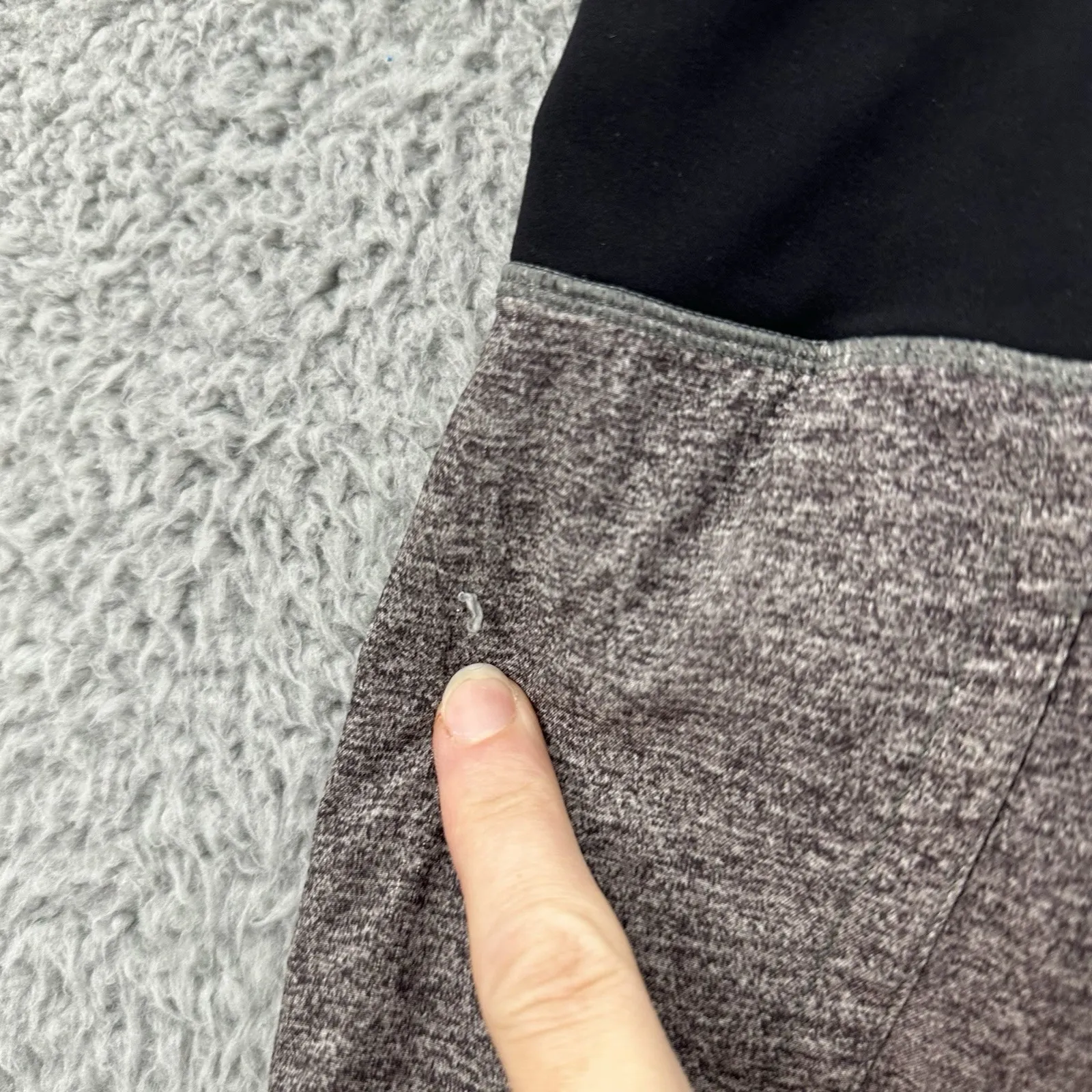 Lululemon Run Times Shorts Low Rise 4" Gray Athletic Athleisure Running Women‎ 8 - Image 2