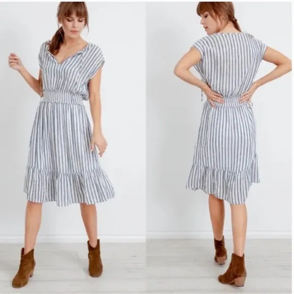 rails ashlyn rip striped blue mini dress - Image 2