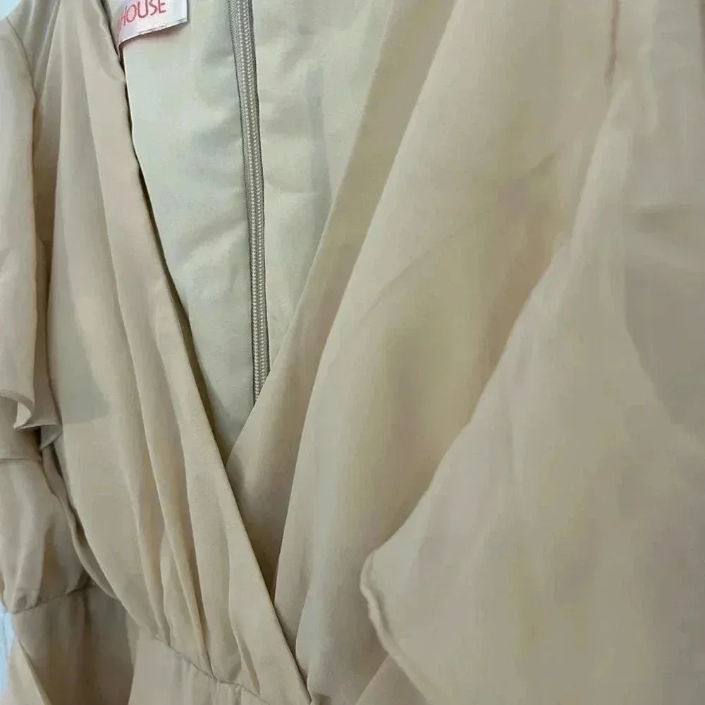 JJs house champagne jumpsuit NWT size 8 - Image 5