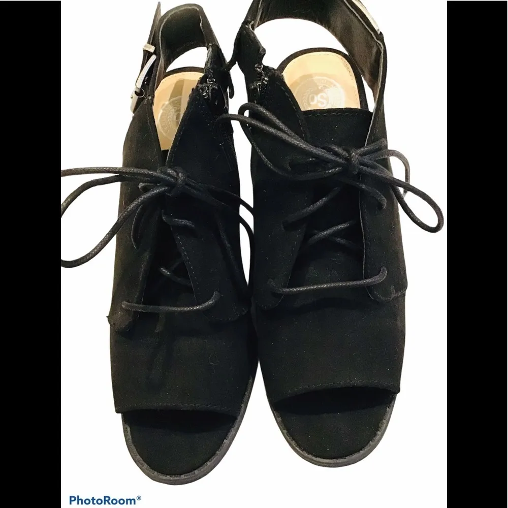 SO Podcast Wedge Ankle Boots, Sz 6.5 - Image 7