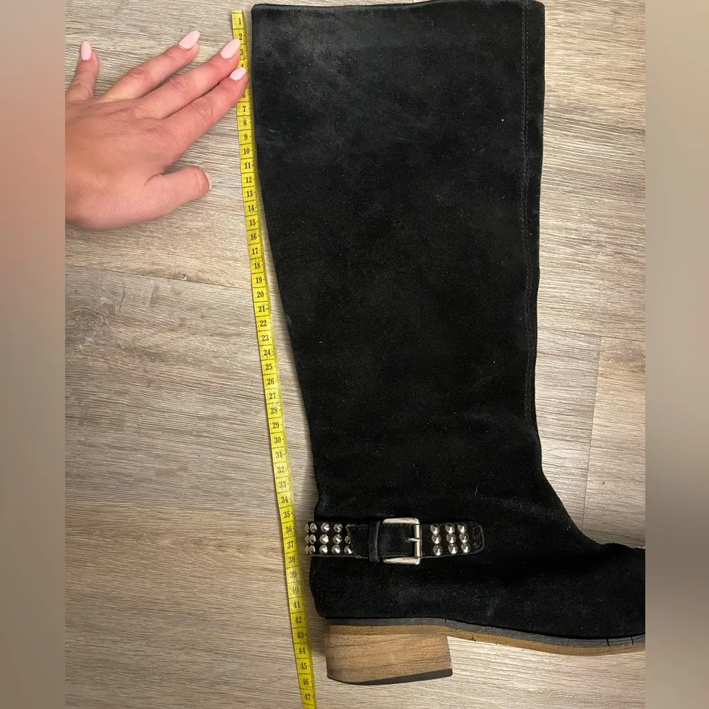 KELSI DAGGER GENUINE SUEDE SPIKED BOOTS 8.5 - Image 9