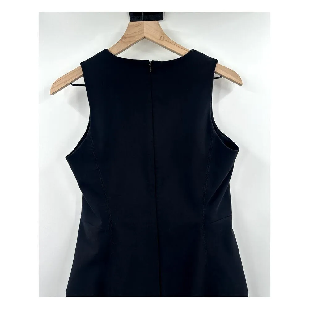 MM Lafleur Black Sleeveless Above Knee Career Work Dress Size 8 - Image 7