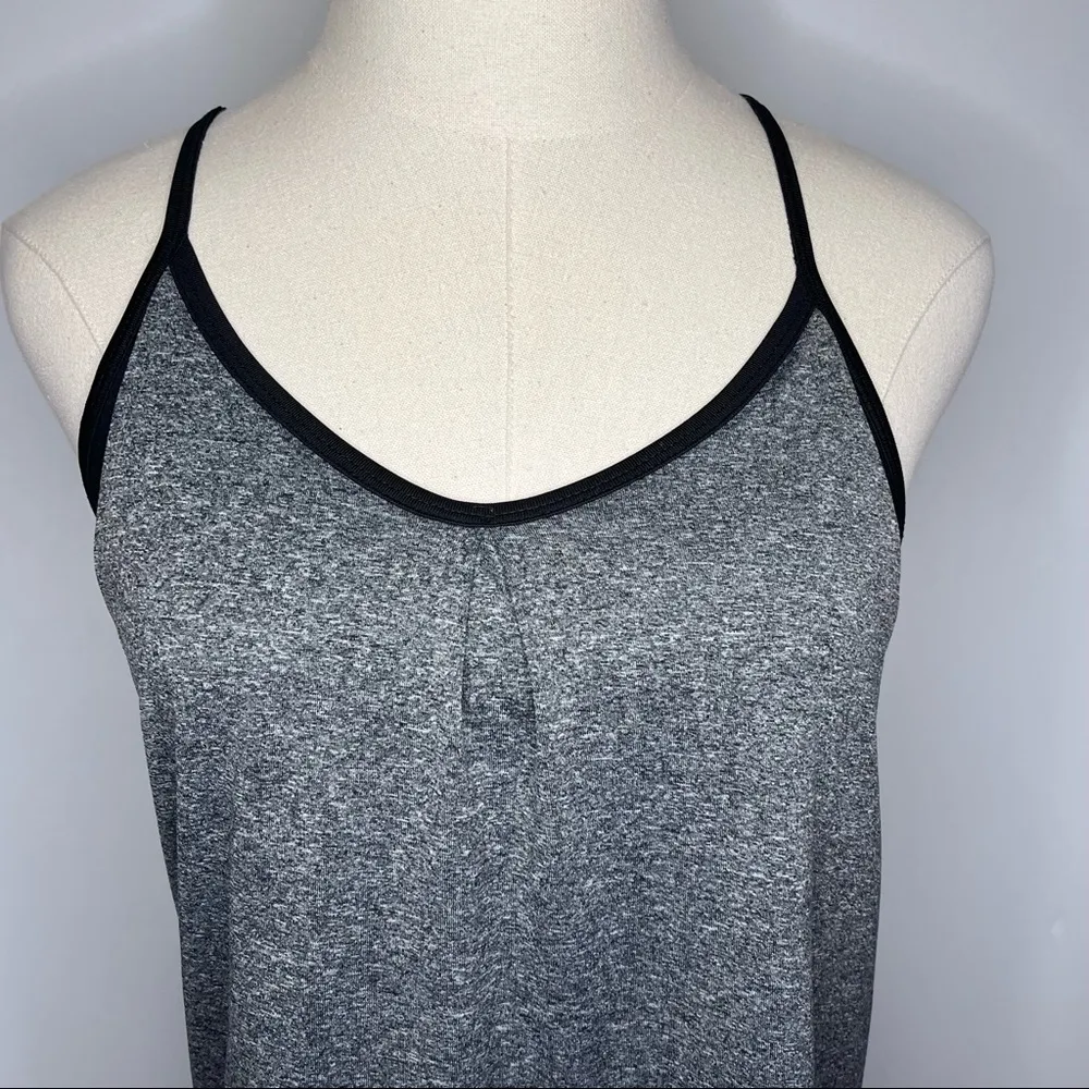 CHAMPION C9 Loose Fit Gray Racer Back Tank Top Built-In Sports Bra Small - Image 2