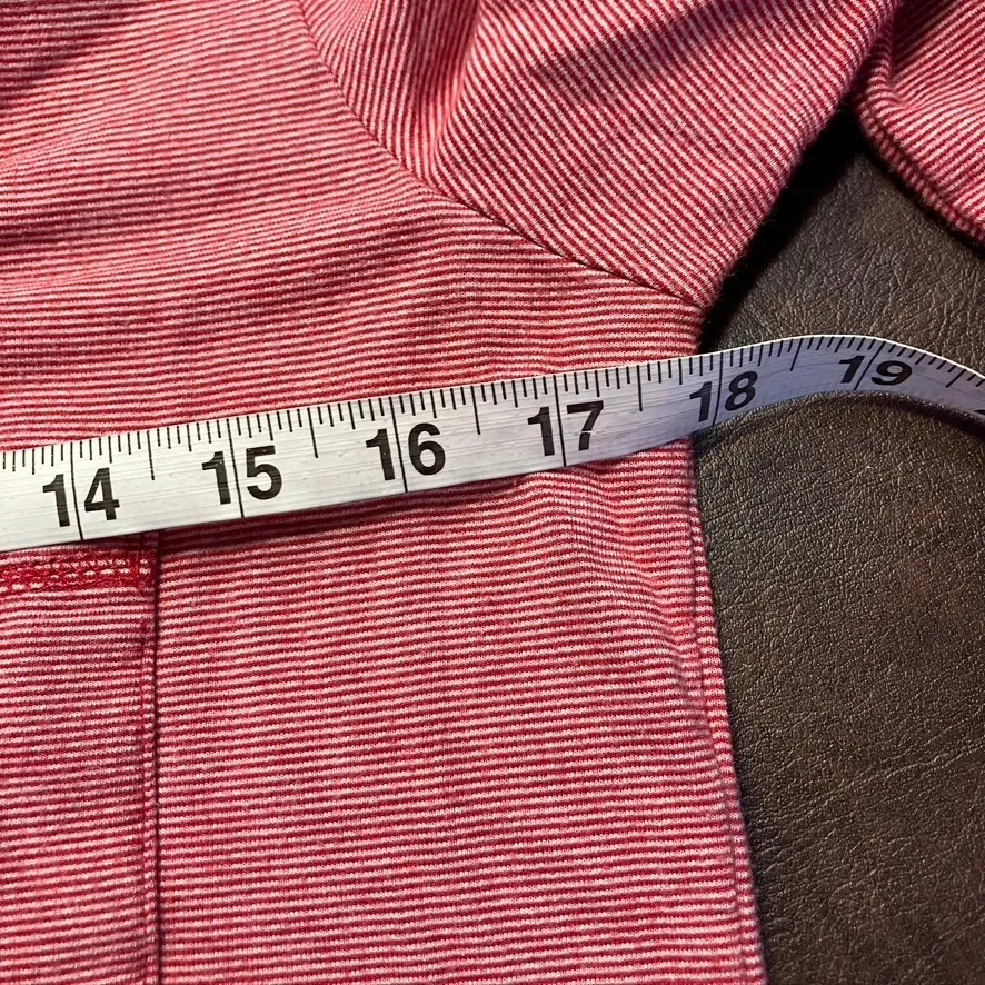 Soma Intimates Women's Bamboo Cotton Blend‎ Lounge Sleep Shirt Dress Red Small - Image 13