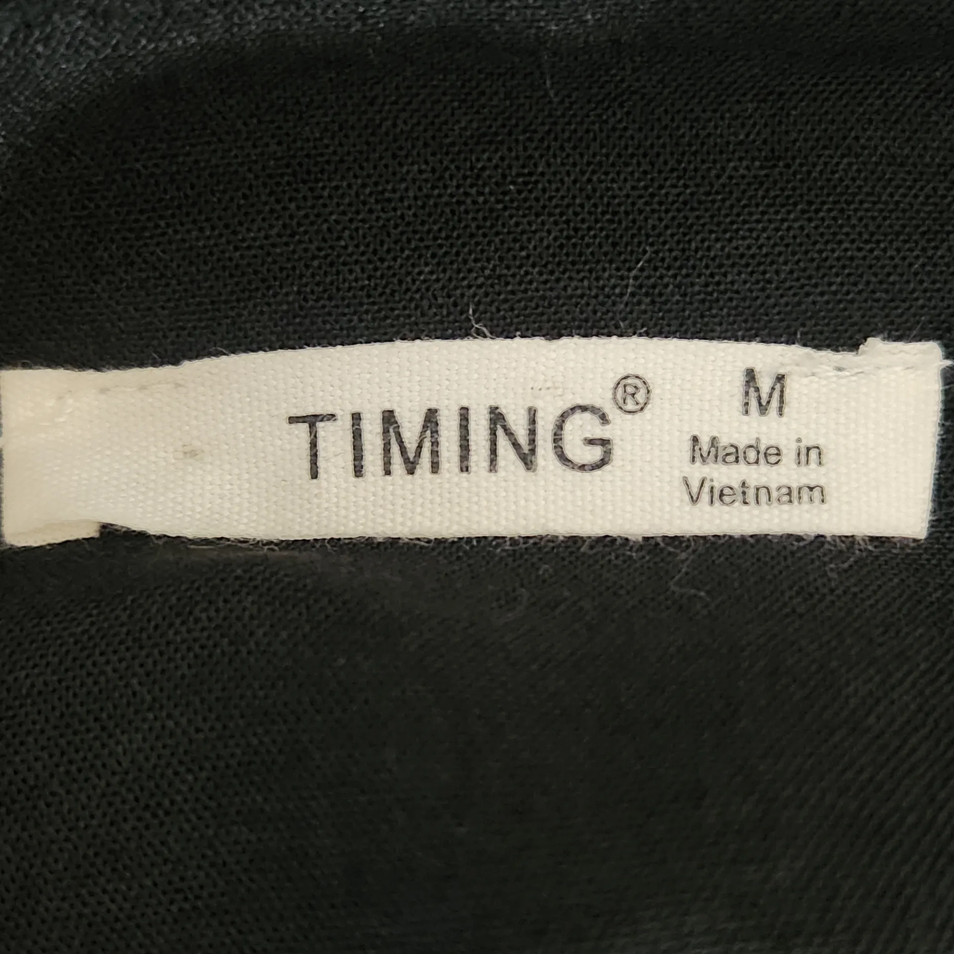 Timing Black Button-Up Blouse with Ruffle Sleeves Size Medium Ruffle Sleeve Top - Image 7