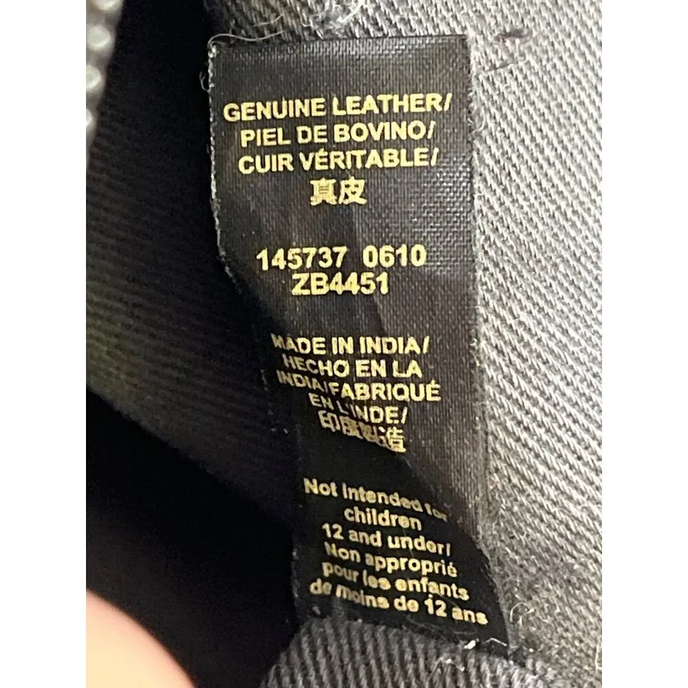 Fossil Women's Black Genuine Leather Crossbody Purse SKU 6147 - Image 10