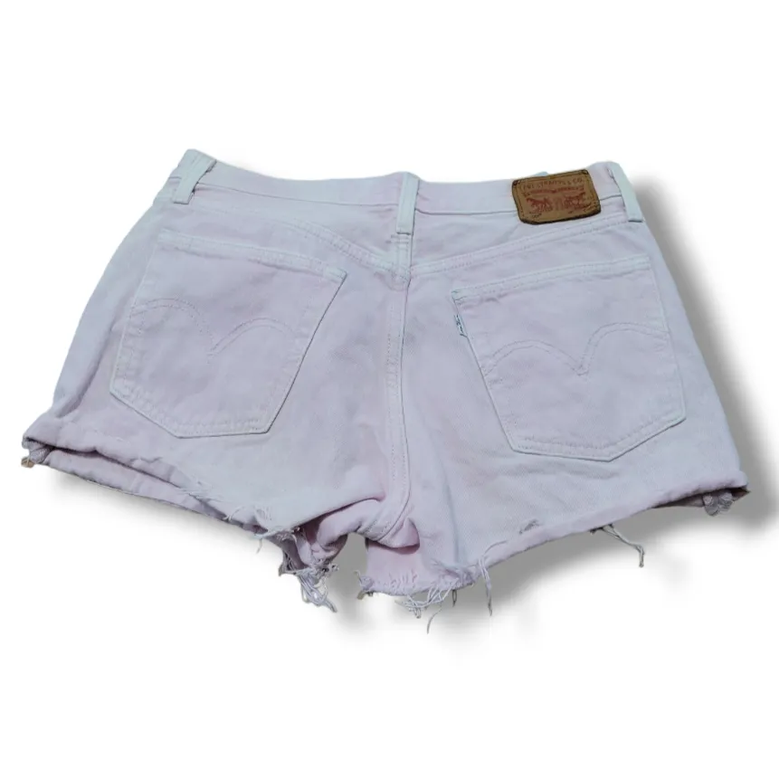 Levi's Shorts Size 28 W30"xL3"  501 Jean Shorts Denim Shorts Cut Off Shorts Cut Offs - Image 3