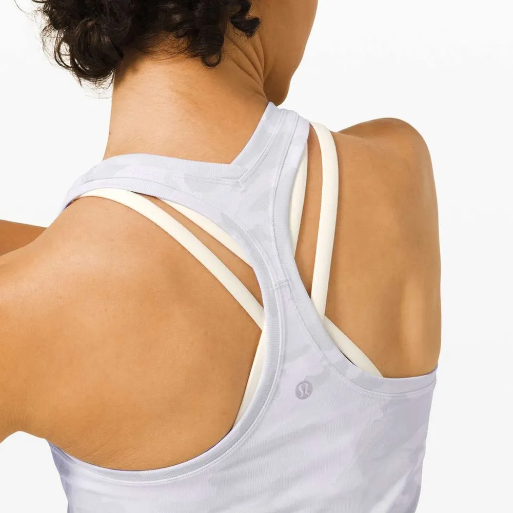 NWOT Lululemon Cool Racerback incognito Camo Jacquard Alpine White Starlight - Image 3