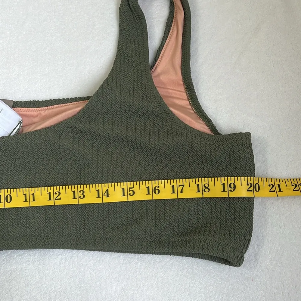 J.Crew Plus Size Women’s Textured One-Shoulder Bikini Top Size 2X - Image 4