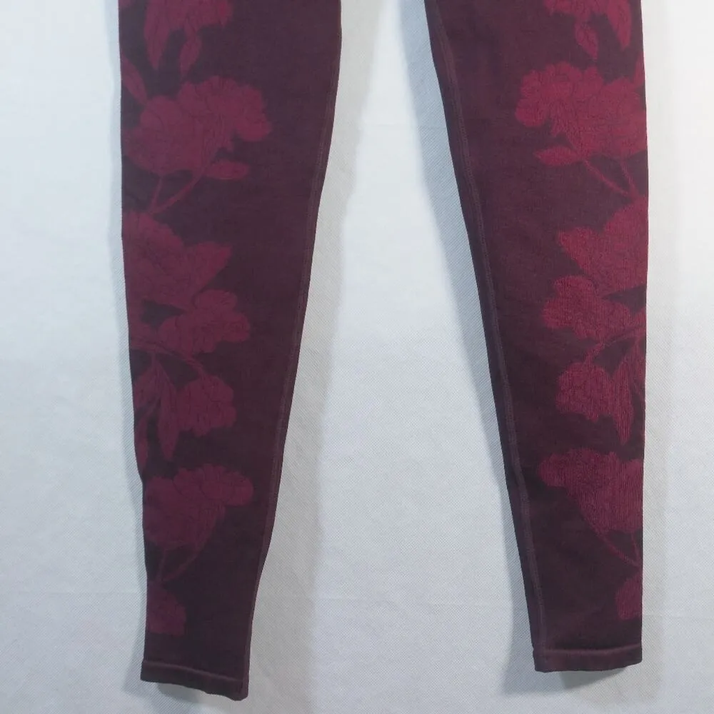 Fabletics Women’s High Waisted Seamless Floral Leggings Size Small - Image 3