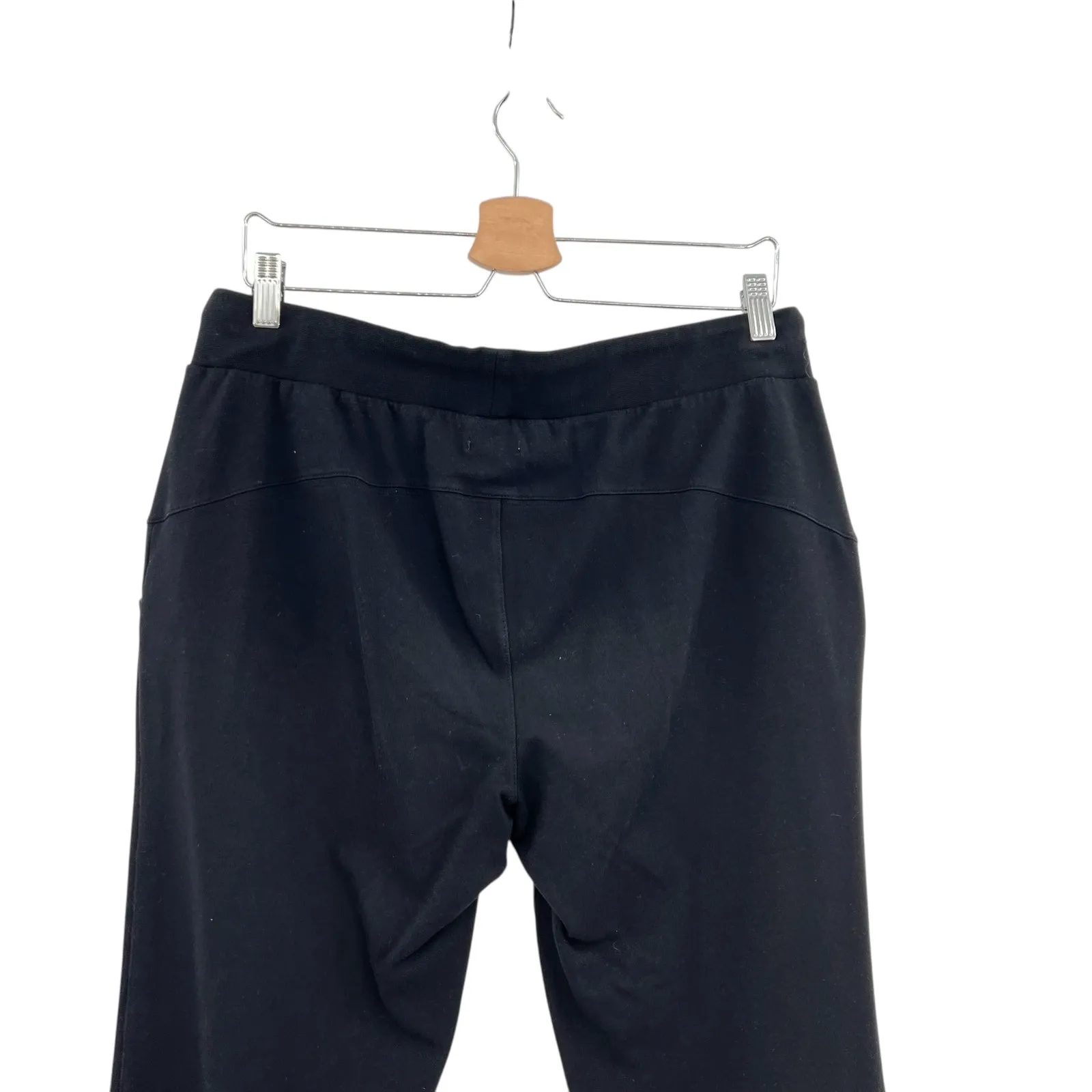 Cuyana French Terry Tapered Lounge Pant Jogger Sweatpants Black Size Large - Image 7