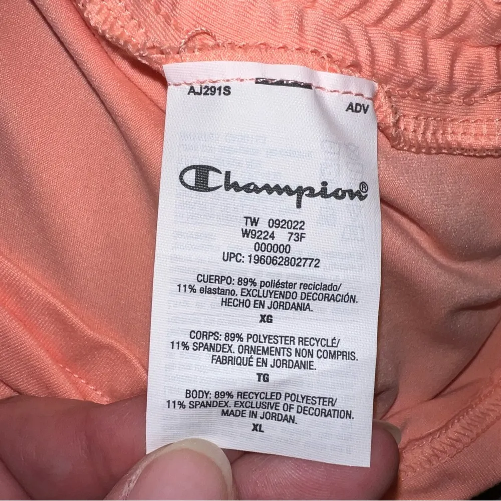 Champion Women's Coral Athletic Set Tank Top and Shorts Size XL NWT - Image 14