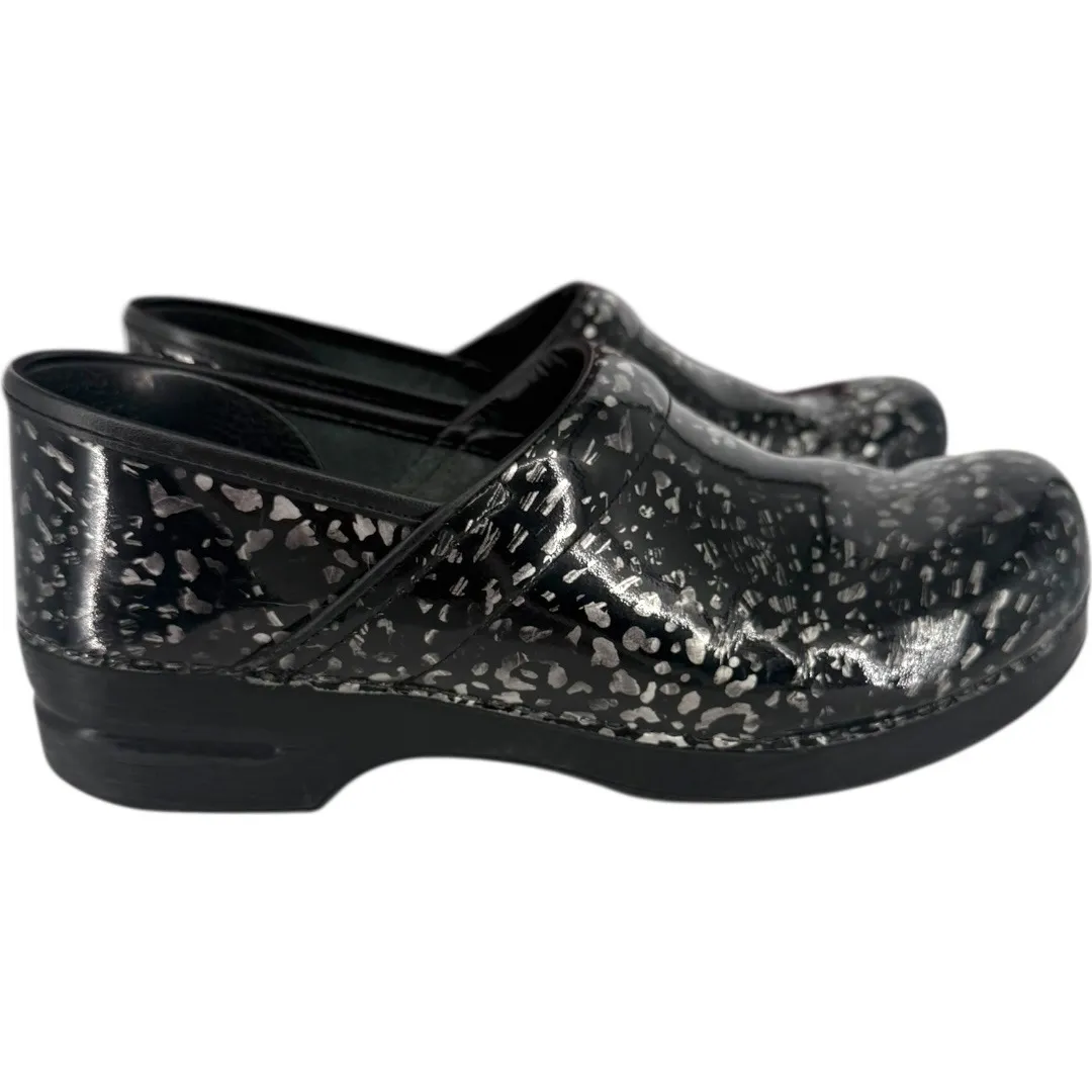 Dansko Women's Professional Pewter Leopard Clogs Shoes Size 12 (EU42) Work - Image 2
