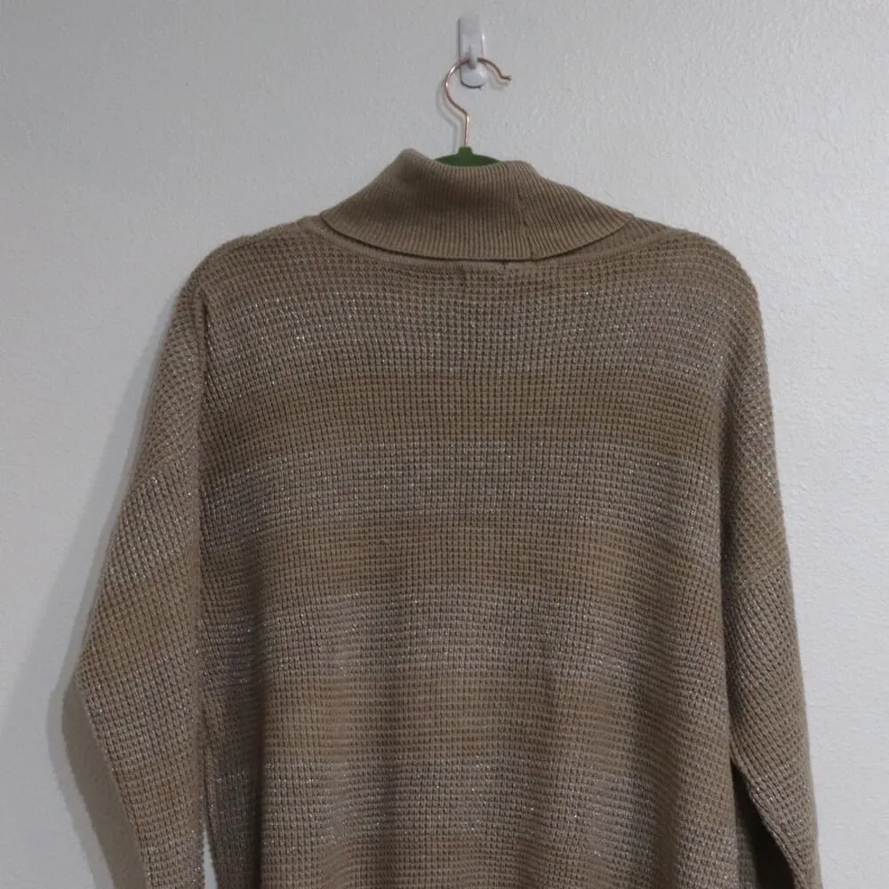 89th & Madison Brown Cowl Neck Sweater Sz XL NWT - Image 6