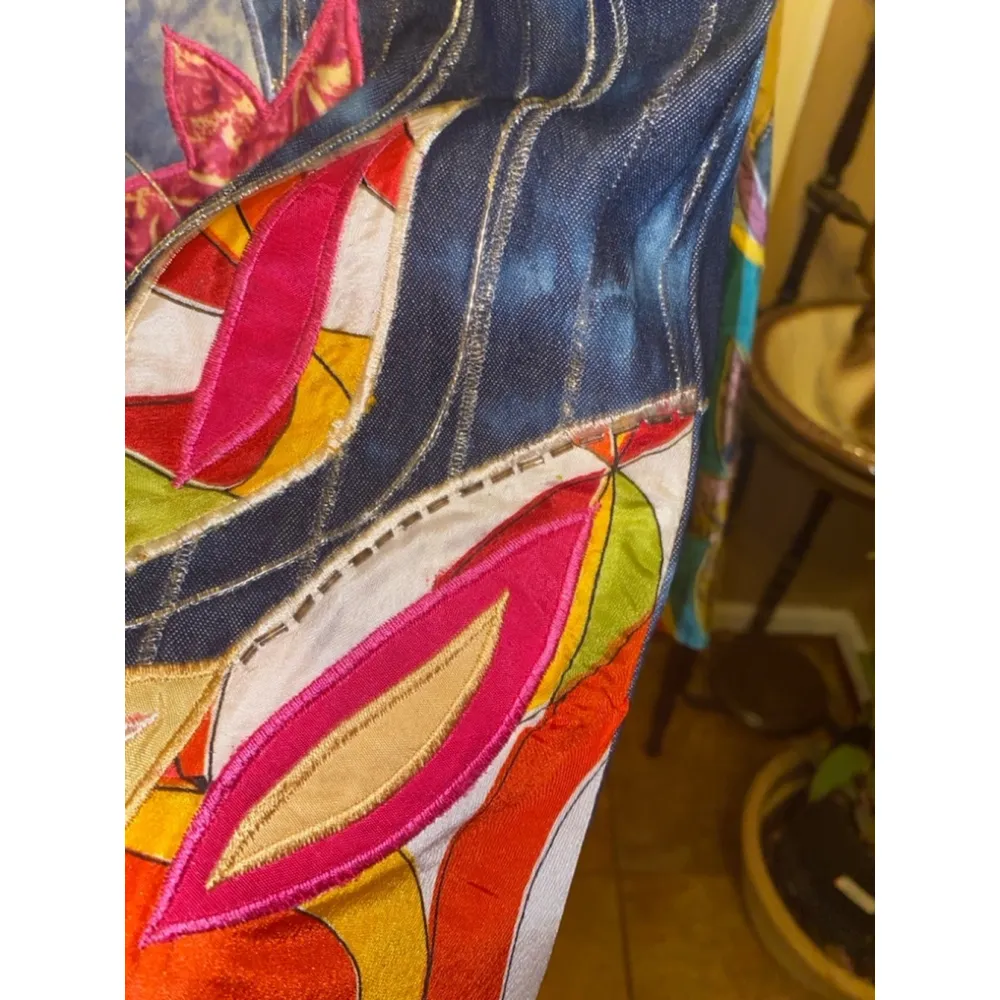 Women's Draper's & Damon's Jacket Size PS Blue - Image 5