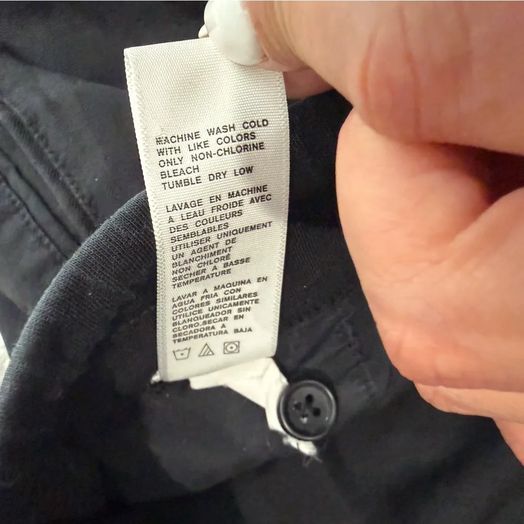 James Perse Women’s Drawstring Waist Straight Leg Pant Black Small (1) Casual - Image 5